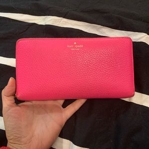 kate spade Accessories - Kate Spade pink leather wallet kate spade Accessories - Kate Spade pink leather wallet